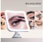 Kahepoolne kosmeetikapeegel valgustuse ja alusega X7/X1 LED