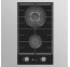 Allenzi DO302 black sisseehitatud gaasipliit 2 pliidiplaati 30cm