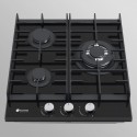 Allenzi BOS45 black sisseehitatud gaasipliit 3pliidiplaati 45cm BOS 45