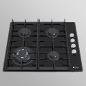 Allenzi BOS 601 black 60cm gaasipliit 4 pliidiplaati Pliidiplaat