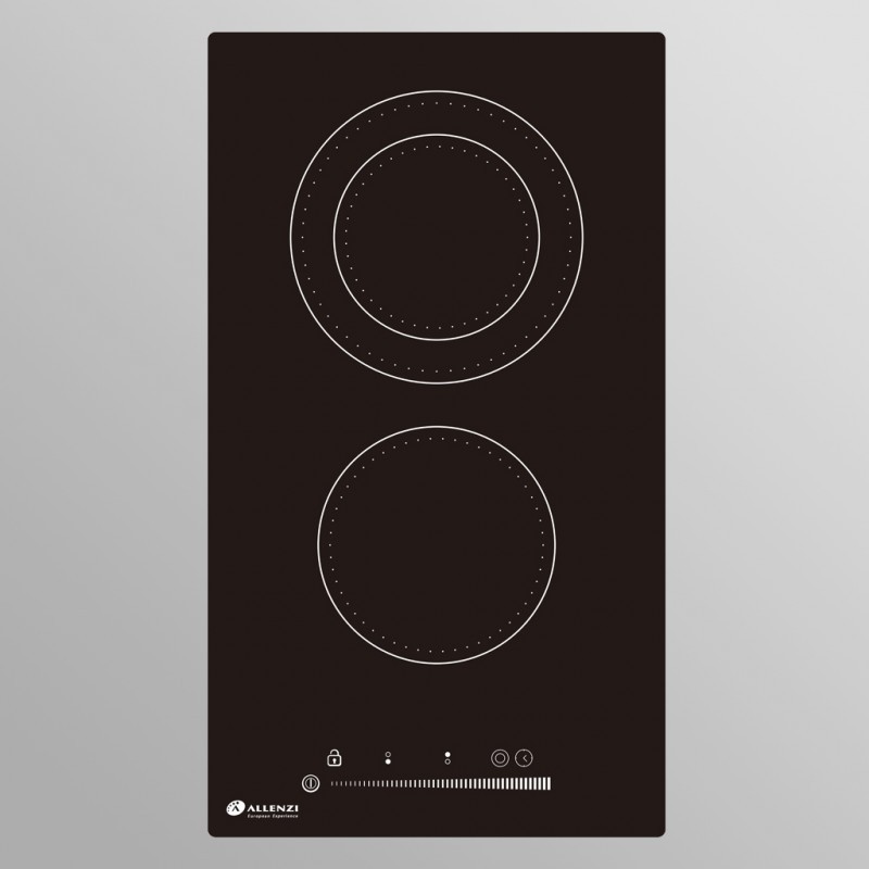 Allenzi PR3021ET-B1 black elektripliit Pliidiplaat 2 pliidiplaati 30cm