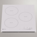 Allenzi PI40w 3 pliidiplaati 45cm white induktiivne Pliidiplaat