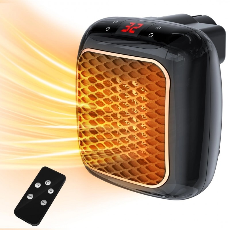 1200 W väike pistikupesaga kütteseade - radiaator väikestesse ruumidesse ja tualettruumidesse