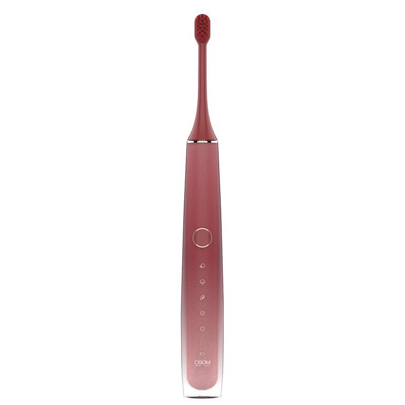 Elektriline hambahari OSOM Oral Care Sonic OSOMORALT40ROSE punane