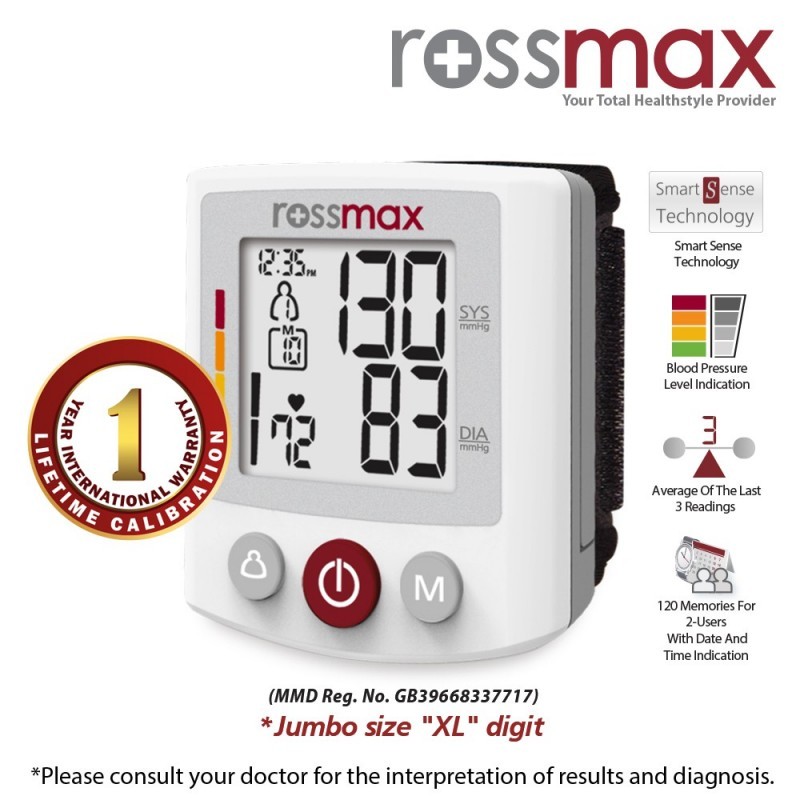 ROSSMAX BQ705 XL Vererõhuaparaat