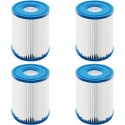 4tk Basseinifilter BestWay basseinidele, suurus 10,6 cm - Best Way basseinifiltrid