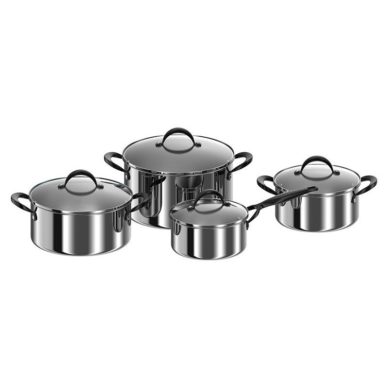 Roostevabast terasest pottide komplekt Zyle ZY1410PS, 4 tk