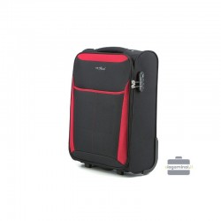 Väike kohver Vip Travel V25-3S-231 must punane